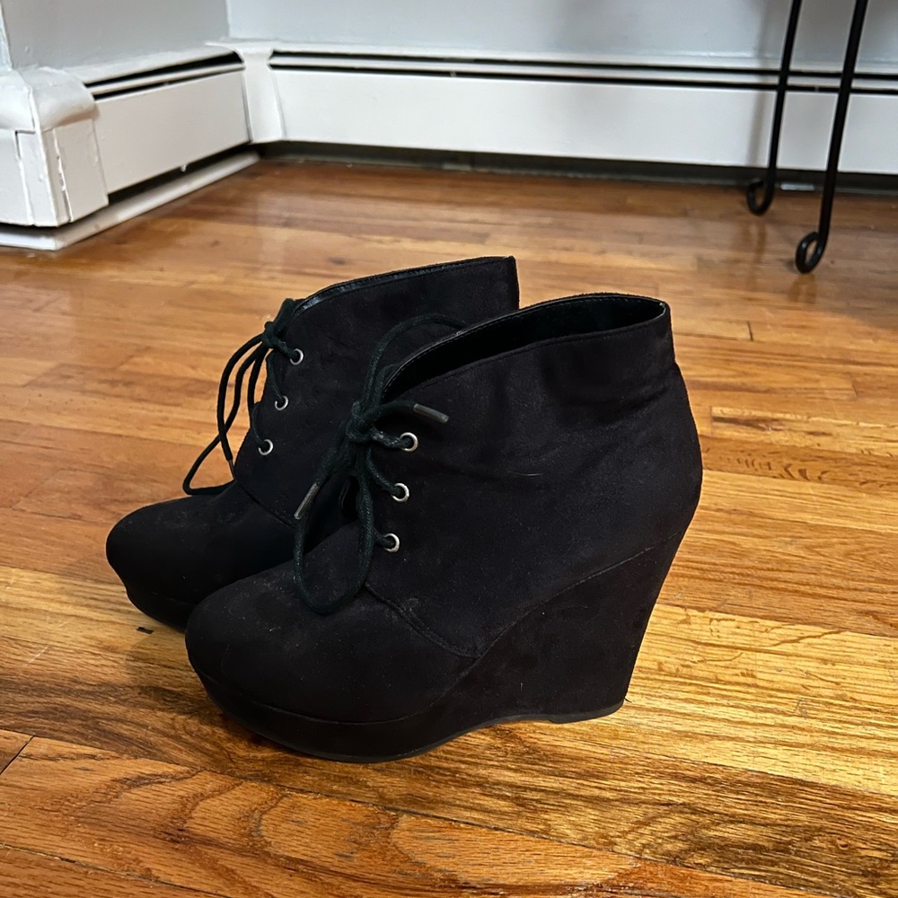 Madden Girl wedge booties